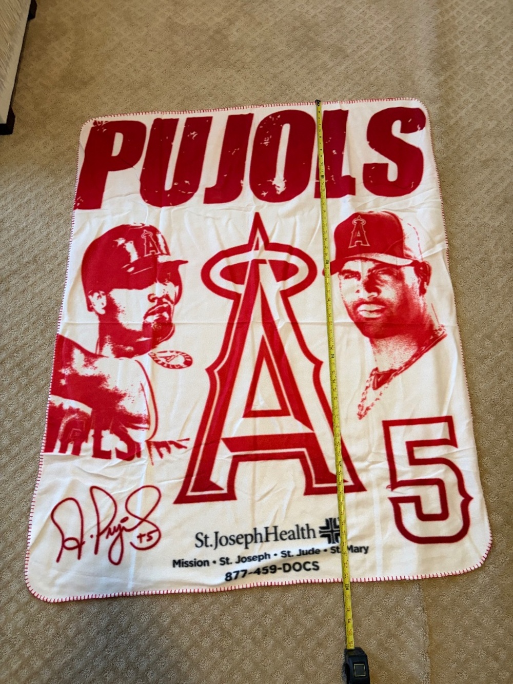 Los Angeles Angels MLB Team Blanket